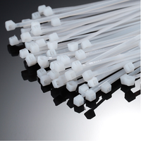 Attaches en plastique blanc, attaches autobloquantes en nylon, ruban de regroupement, attaches pour câbles, clips pour câbles