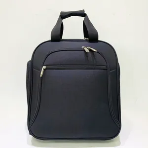 Carry-Ons Hành Lý Công Sở Đa Năng 16 Inch Túi Xe Đẩy Máy Tính Xách Tay Túi Ni Lông Phi Công Vali Máy Tính Xách Tay Cabin Có Bánh Xe