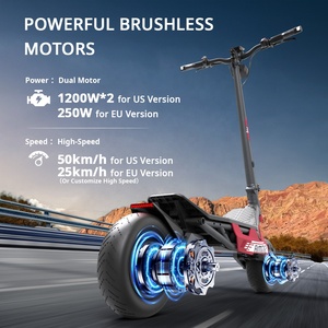 Scooter Eléctrico Todoterreno Personalizable de Doble Motor Ultra Rápido, 11 Pulgadas, Potente, para Adultos, K10, Nuevo, Hecho en China - Product Image 4