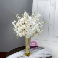 Arrangement floral décoratif pour mariage Boule de fleurs de cerisier blanc Décoration de mariage Centres de table de table