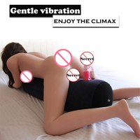 Coussin gonflable pour couple, long et en forme de cale, pour la masturbation féminine, aide aux positions sexuelles, coussin d'amour, jouet sexuel rond