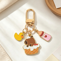 Offre Spéciale : Adorable Pendentif Sac Animalier Kawaii, Mini Porte-clés Capybara Dessin Animé pour Décoration de Sac à Dos, Cadeau de Fête, Fournitures pour Cadeaux de Vacances