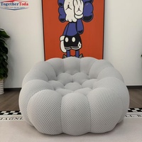 Canapé à bulles compressées en mousse haute densité, tissu premium, style Roche Bobois, canapé bulle pour salon, hôtel, villa