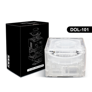 Coque de remplacement pour <span class=keywords><strong>Nintendo</strong></span> Gamecube NGC Coque Gamecube NGC Coque NGC Transparente Noire - Product Image 6