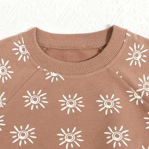 新款时尚冬季流行儿童服装两件套幼儿服装有机棉婴儿服装套装 - Product Image 4
