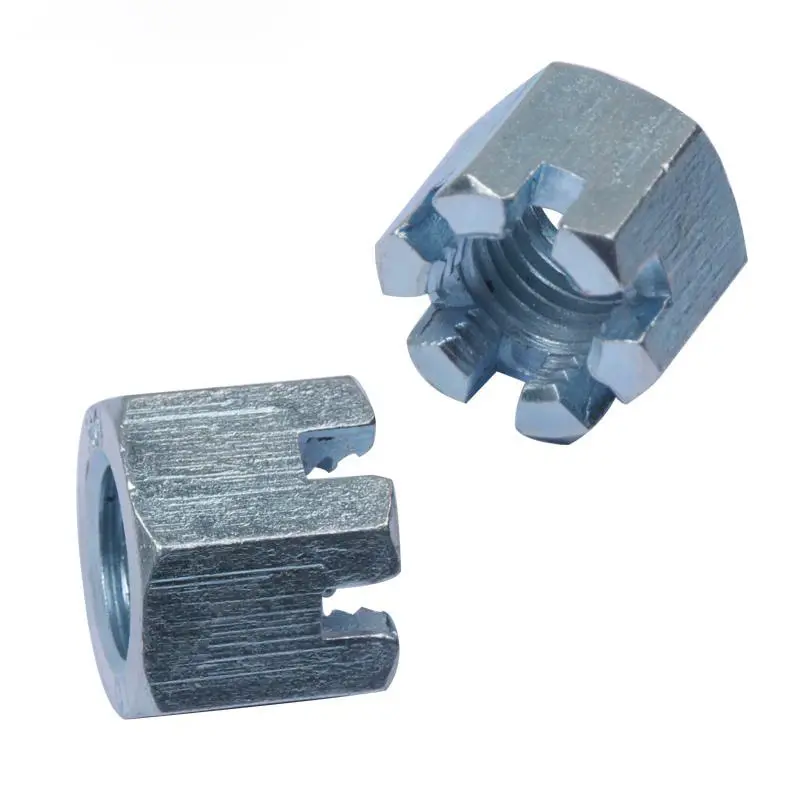 M16 DIN 935 Hex Castle Nut / Crown Nut