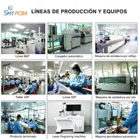 Servicio de Ensamblaje de PCB para Amplificador de Potencia, Fabricación OEM de Placas de Circuito Electrónico PCBA