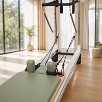 Matériel de fitness professionnel en gros : Machine Pilates Reformer Tower, portable, en alliage d'aluminium, pour la maison et le studio