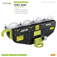 Scie à disque hydraulique LRS160 avec lame en carbure de tungstène, accessoire d'élagage forestier pour tracteur à direction par dérive