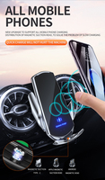 Support de Téléphone Voiture à Induction par Gravité pour Grille d'Aération, Charge Rapide Sans Fil 15W pour iPhone Samsung, Modèle 2026