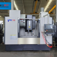 Nouvelle machine de fraisage CNC à 3 axes VMC1160 BT40 à broche unique, commande Fanuc, centre d'usinage vertical pour la découpe industrielle des métaux