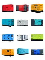 Generador Diésel Silencioso con Motor Chino Ricardo de 20kw, 30kw, 40kva, 50kw, 60KVA, 80kw, 100KVA, 150KVA, 200KVA, 300KVA, Suministro Global