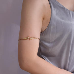 Crown Shape Alloy Open <b>Cuff</b> <b>Bracelet</b> For Women Fashion Jewelry Arm Band <b>Silver</b> Gold Color - Product Image 2