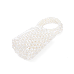 Bán chạy nhất phụ nữ thanh lịch của dệt ly hợp ngọc trai embellishments <span class=keywords><strong>cutout</strong></span> thiết kế thời trang xử lý xách tay không thấm nước 2-2.9l Công suất - Product Image 5