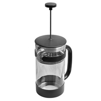 Presse à café manuel Portable, ml, en acier inoxydable, couleur argent, brillante, filtre, cafetière, presse française