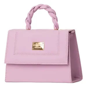 Bolso Bandolera Refinado Fana Nicole en Color Lila para Dama, Estilo de Moda con Correa Única y Cierre de Cremallera Impermeable, Letra Transparente, para Verano e Invierno - Product Image 4