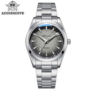 Montre de luxe ADDIESDIVE AD2527 pour hommes sophistiqués, mouvement japonais 8215, étanche 100M, aiguilles lumineuses, acier inoxydable - Product Image 5