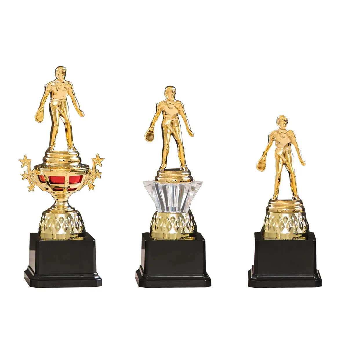 Figuras de trofeos deportivos de decoración placas de medallas de plástico para las industrias de educación y seguros Automotrices