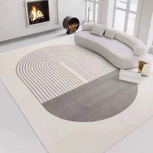 Tapis en polyester imprimé couleur beige moderne Tapis de salon design 3d Tapis de sol lavable Prix de gros - Product Image 3