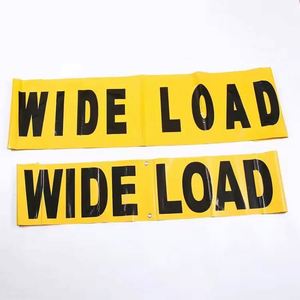ป้ายเตือนจราจรสำหรับรถบรรทุก ขนาดใหญ่พิเศษ สำหรับใช้งานกลางแจ้ง พิมพ์ลายด้วยมือบนผ้า PVC พร้อมห่วงร้อยสายรัด - Product Image 1