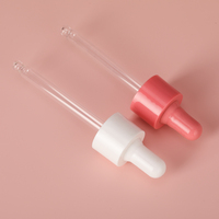 Flacon en verre de luxe de 30 ml avec bouchon - Emballage professionnel pour sérum capillaire, flacon compte-gouttes pour soins de la peau