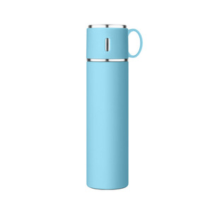 Bouteille isotherme sport en acier inoxydable à double paroi, gourde de voyage avec poignée, idéale pour les cadeaux - Product Image 5