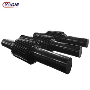 Hersteller Kunden spezifische hochwertige Ritzel welle mit großem Modul, die eine große Zahnrad welle für das Zementwerk schmiedet - Product Image 6