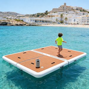 Plataforma Flotante de Nuevo Diseño, Plataforma Flotante para <span class=keywords><strong>Lago</strong></span>, Amplia para Adultos, para Acampar al Aire Libre, Pescar y Recreación en el <span class=keywords><strong>Lago</strong></span> - Product Image 3