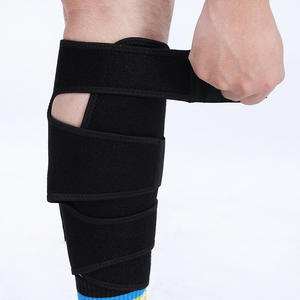 مطاطا للجنسين تنفس الركبة العجل الفخذ التسامي ضاغط ساق كم هدفين يدعم كرة السلة اللياقة البدنية الرياضة حامي - Product Image 2