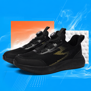Scarpe da Corsa Sportive da Uomo con Punta Larga, Fodera in Mesh Traspirante, Fibbia Girevole e Supporto Ammortizzante a Risonanza Magnetica - Product Image 6