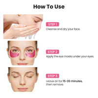 Crystal Verstraffende Radiant Mineral Sheet Oogmasker met Hyaluronzuur tegen Zwellingen, Rimpels & Verzorgend voor Alle Huidtypen