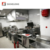 Ensemble d'équipements pour restaurant de restauration rapide, conception de plan de travail pour cuisine KFC, équipement commercial pour restauration rapide