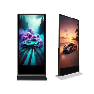 75 inches Floor Standing Vertical Display Screen LCD Advertising Totem LCD Advertising Display For Advertising