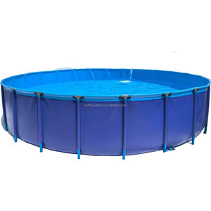 Offre Spéciale grands étangs ronds en plastique pisciculture réservoir Portable PVC bâche aquarium - Product Image 6