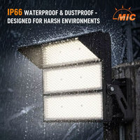 Projecteur LED modulaire Ledmic 1800W pour stade, 306 000LM, qualité professionnelle, prise en charge vidéo haute vitesse, sans scintillement, pour piste de course