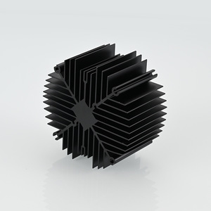 Disipador de calor de aluminio, aleación 6063, negro, radiador COB para iluminación electrónica - Product Image 2