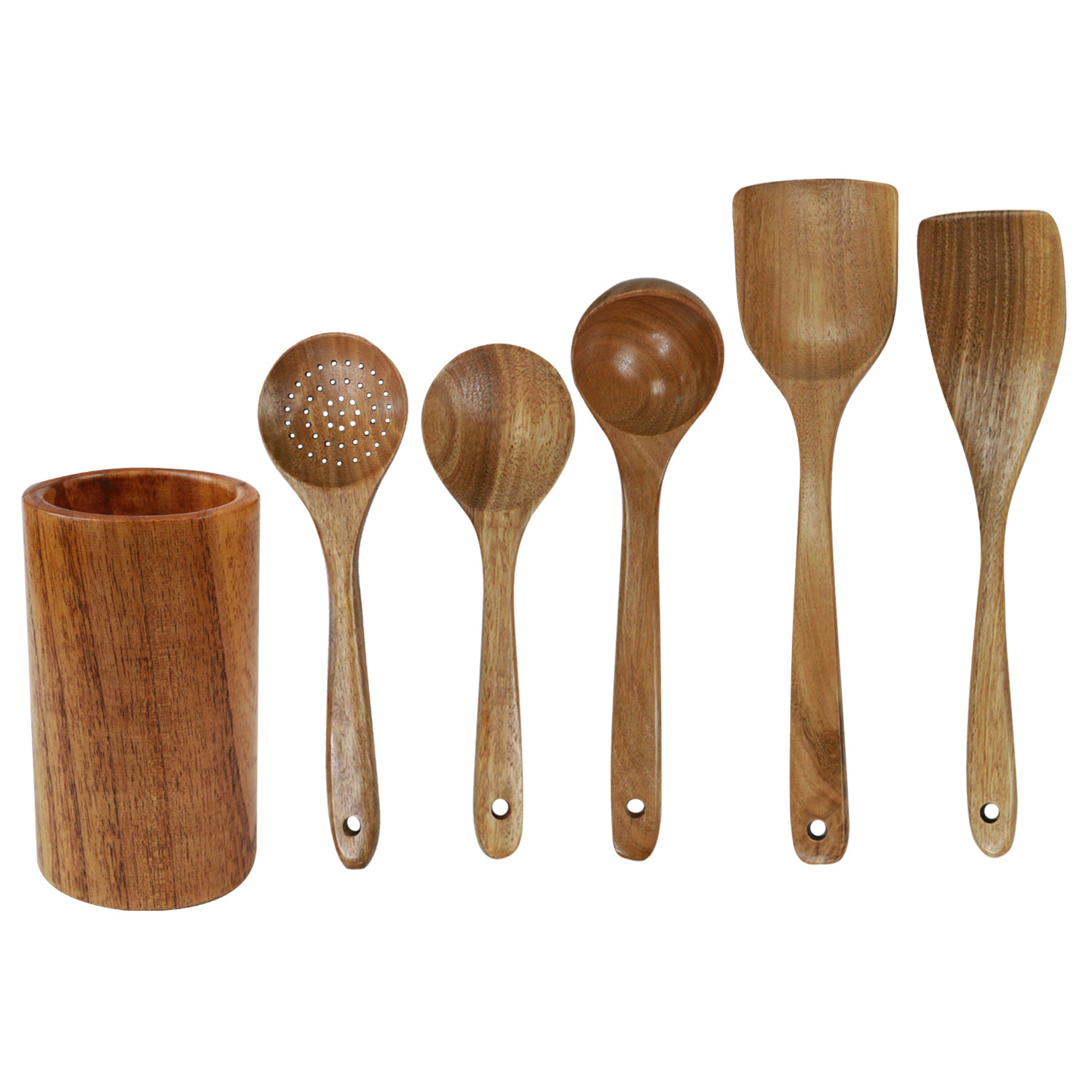 6 Pcs teak Wood