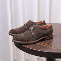 Chaussures habillées en daim classiques pour hommes de haute qualité avec semelle durable, chaussures Oxford d'affaires d'automne