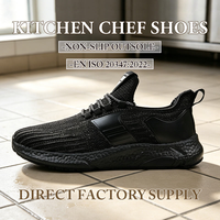 Chaussures de chef antidérapantes CHUDUN, anti-odeur, respirantes, légères, unisexes, avec empeigne en tricot, résistantes au glissement, chaussures de travail pour la cuisine
