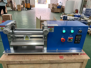 Máquina de Calandrado Térmico Liner Lab de 8 Pulgadas de Ancho con Motor de Velocidad Variable 150°C 110V/220V/380V para Investigación de Electrodos de Celdas de Botón - Product Image 4