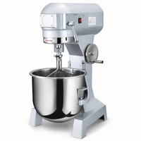 Mélangeur Planétaire Commercial 10L/15L Multifonctionnel en Acier Inoxydable pour Boulangerie, Machine à Pétrir le Pain, les Gâteaux et les Biscuits
