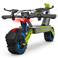 Trottinette électrique de type nouveau, vitesse maximale de 55 km, 1000 W, 52 V, longue autonomie, numérique, pliable, scooter électrique intelligent, entrepôt UE/Royaume-Uni/États-Unis