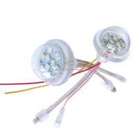 CHJ 35mm Funfari Cabochon Rgb Pixel Led UCS1903 Pixels Turbo Led Amusement Lumière 12V 24V Fairground