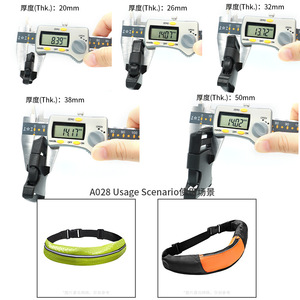 หัวเข็มขัดพลาสติก KJM รุ่น A-028 ขนาด 20 มม. 26 มม. 32 มม. 38 มม. 50 มม. สำหรับเสื้อชูชีพ สายรัดน้ำหนัก และอุปกรณ์เสริมกระเป๋า - Product Image 4