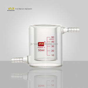 Copo de Reação de Vidro com Isolamento Circulante ASK Manufacture, com Dupla Camada, 50, 100, 250, 500, 1000, 2000ml - Product Image 3
