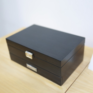 Tùy Chỉnh Màu Đen Phong Cách Bằng Gỗ Vanity Tổ Chức Hộp Lưu Niệm Ngăn Kéo Ngăn Cho Vòng Vòng Đeo Tay Vòng Cổ Trang Sức Lưu Trữ - Product Image 4