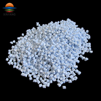 PP PE LDPE HDPE Résine Plastique Blanc Masterbatch Granules