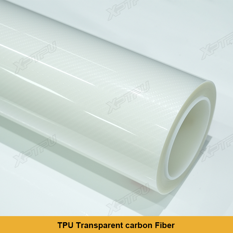 Fibra de carbono transparente TPU
