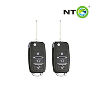 Sistema de seguridad de alarma de coche unidireccional con entrada sin llave NTO, cerradura de puerta Central, Control remoto de ventana