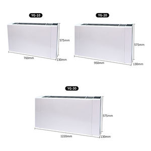 Système de CVC borne de climatisation centrale eau réfrigérée sol debout mince fcu ventilos avec thermostat WiFi, RS485 - Product Image 2